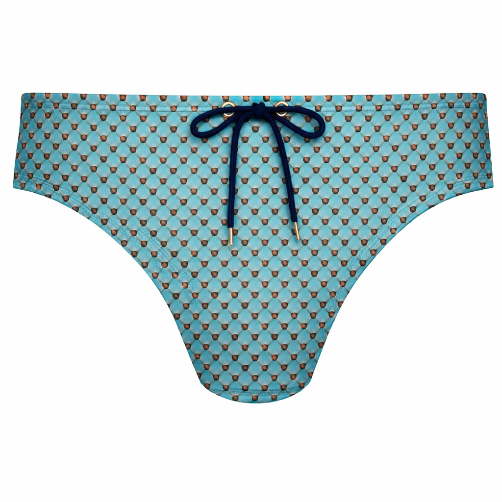 Hom zwemslip Cappuccino blauw